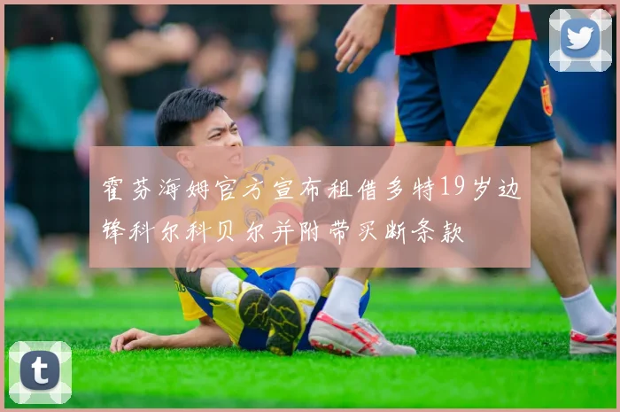 霍芬海姆官方宣布租借多特19岁边锋科尔科贝尔并附带买断条款